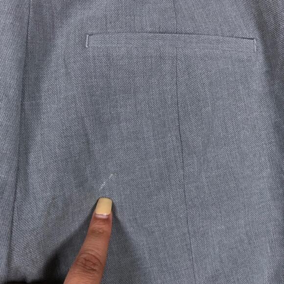 Express Womens Pants Gray Columnist Mid Rise Ankle Stretch 6R - Picture 13 of 14